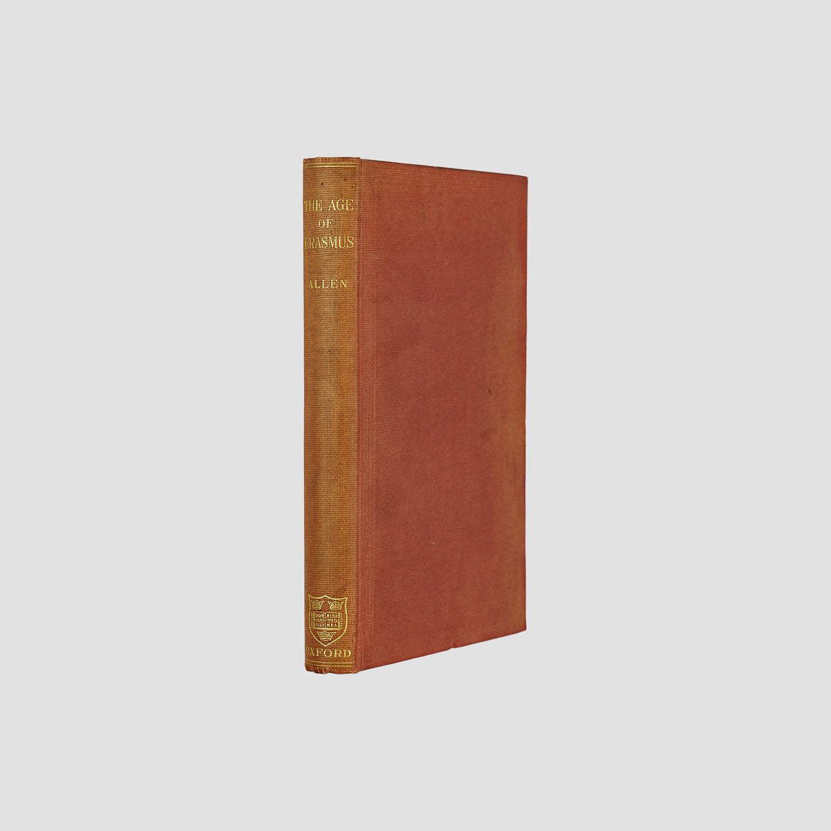 livro The Age of Erasmus de Percy Stafford Allen primeira edição 1914