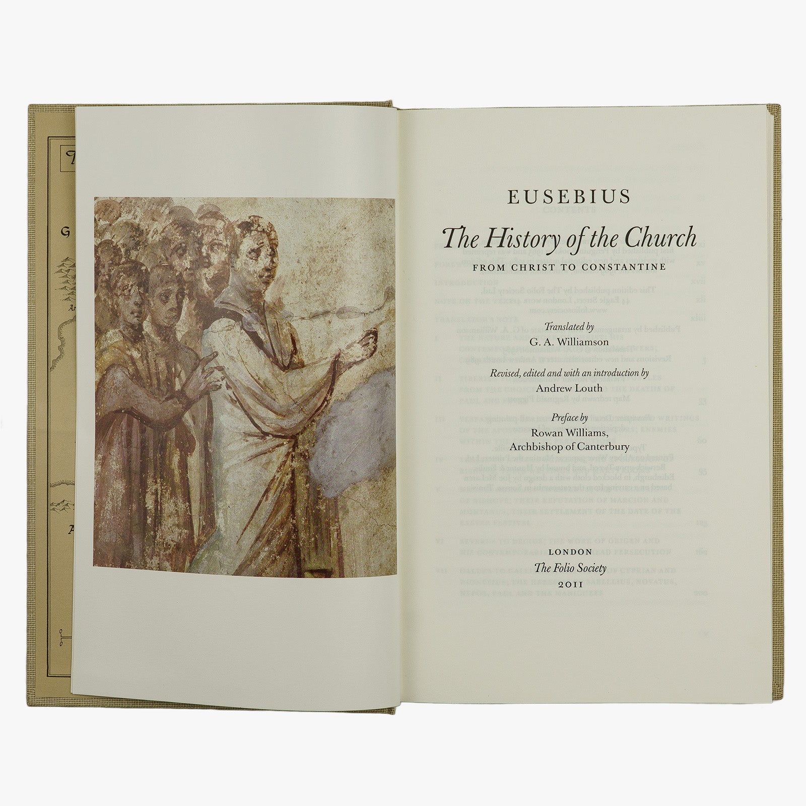 Eusébio de Cesareia — The History of the Church (The Folio Society, 2011). Livro físico com slipcase. 