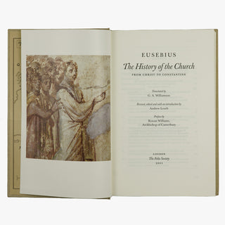 Eusébio de Cesareia — The History of the Church (The Folio Society, 2011). Livro físico com slipcase. 