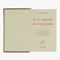 PROUST, Marcel (1871–1922). À la recherche du temps perdu (Gallimard, Paris, 1987–1989), 4 vols.