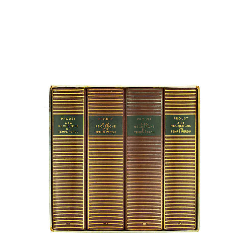 PROUST, Marcel (1871–1922). À la recherche du temps perdu (Gallimard, Paris, 1987–1989), 4 vols.
