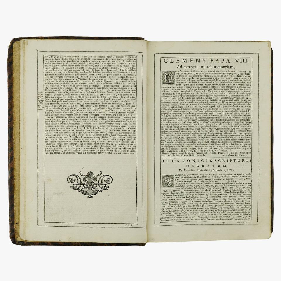 BIBLIA SACRA. Vulgatae Editionis Sixto-Clementina (Nicolaus Pezzana, Veneza, 1748).