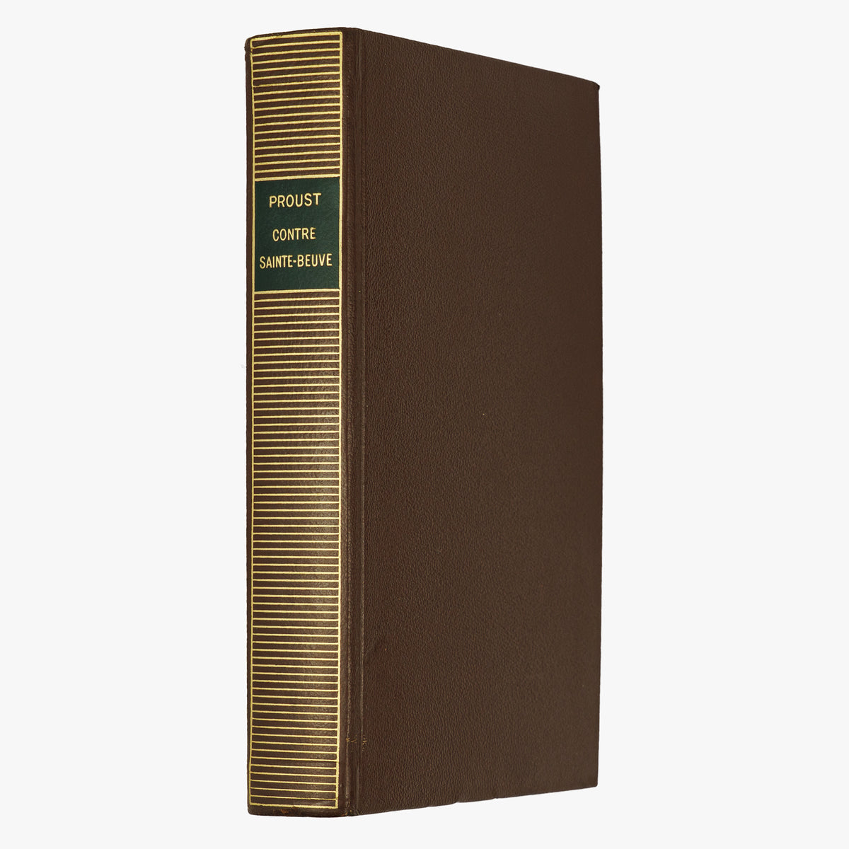 PROUST, Valentin Louis Georges Eugène Marcel (1871–1922). Contre Sainte-Beuve (Gallimard, Paris, 1971).