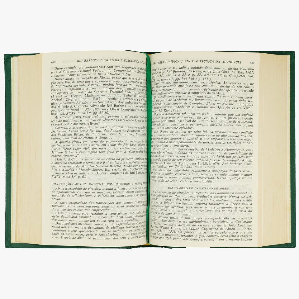 BARBOSA DE OLIVEIRA, Rui (1849–1923). Escritos e discursos seletos (Editora Nova Aguilar, Rio de Janeiro, 1997).