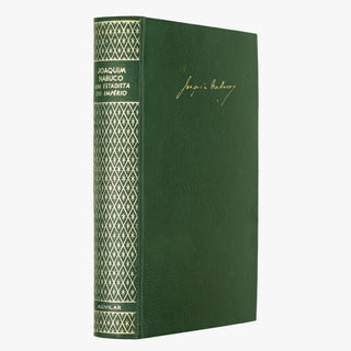 Joaquim Nabuco — Um Estadista do Império (Editora Nova Aguilar, 1975). Livro físico. Capa de couro com douração.