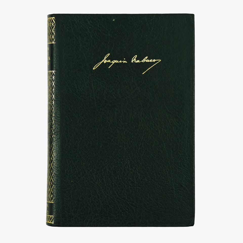 Joaquim Nabuco — Um Estadista do Império (Editora Nova Aguilar, 1975). Livro físico. Capa editorial em couro com douração.