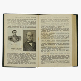 Joaquim Nabuco — Um Estadista do Império (Editora Nova Aguilar, 1975). Livro físico. Capa editorial em couro com douração.