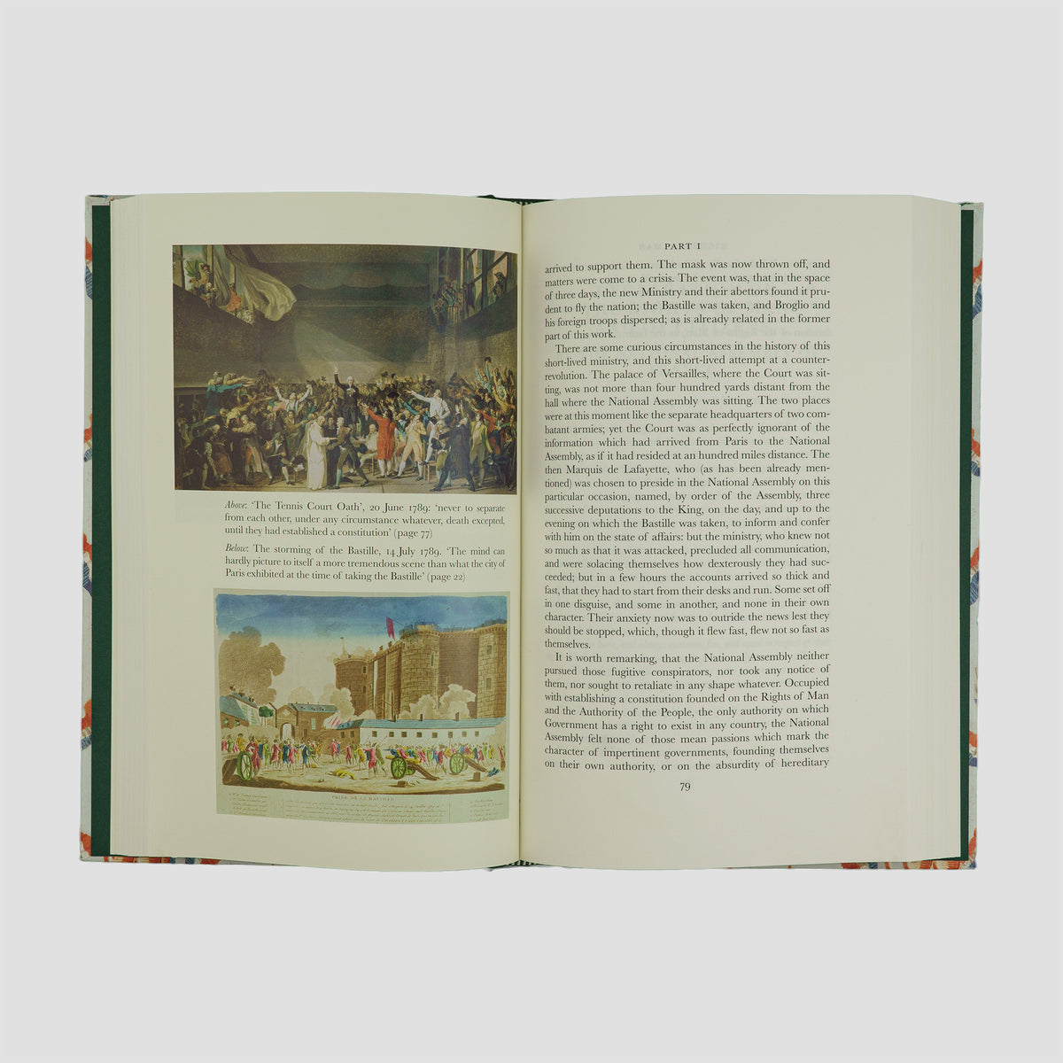 livro Rights of Man de Thomas Paine edição Folio Society 2007. Ilustrações e textos internos.