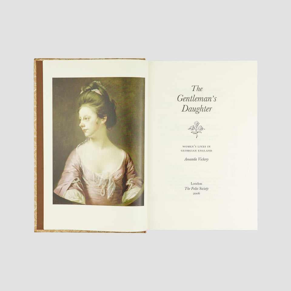 livro The Gentleman’s Daughter de Amanda Vickery edição Folio Society 2006