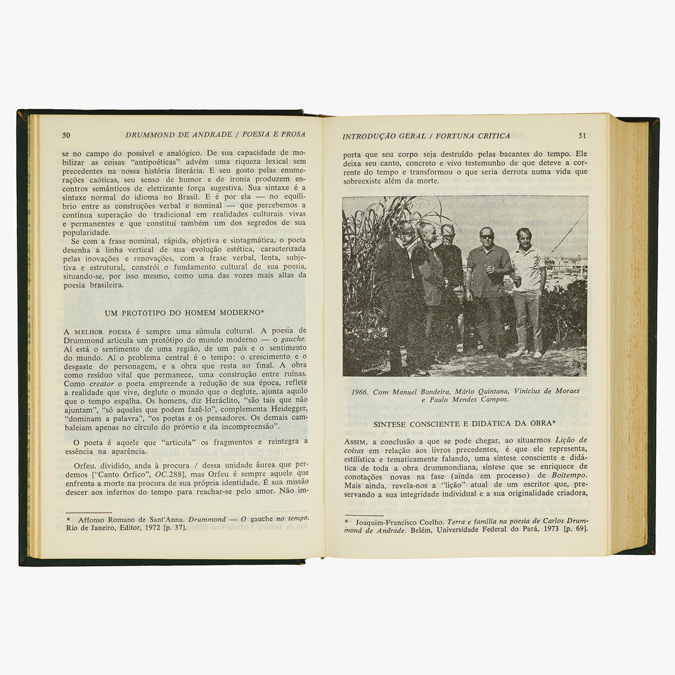 DRUMMOND DE ANDRADE, Carlos (1902–1987). Poesia e Prosa (Editora Nova Aguilar S.A., Rio de Janeiro, 1983).