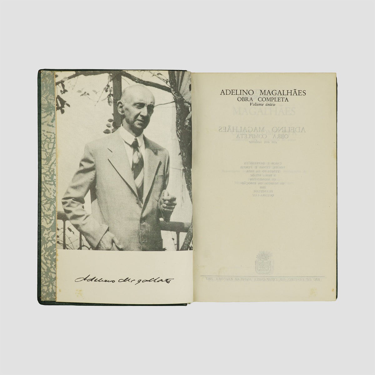 livro Obra completa Adelino Magalhães primeira edição 1963