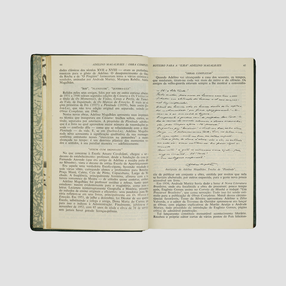 livro Obra completa Adelino Magalhães primeira edição 1963