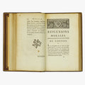 LA BRUYÈRE, Jean de (1639–1696). Maximes et réflexions morales (Imprimerie de Monsieur, Paris, 1781).