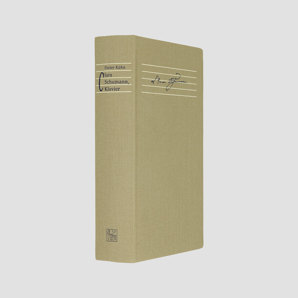 KÜHN, Dieter (1935-2015). Clara Schumann, Klavier: Ein Lebensbuch (S. Fischer, Frankfurt am Main, 1996).