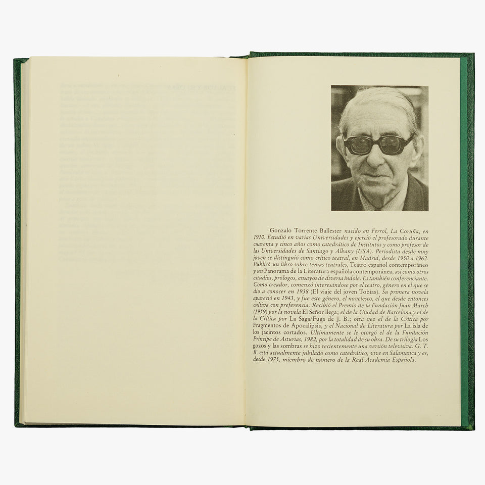 BALLESTER, Gonzalo Torrente (1910-1999). Los gozos y las sombras (Circulo de Lectores, Barcelona, 1982), 3 vols.