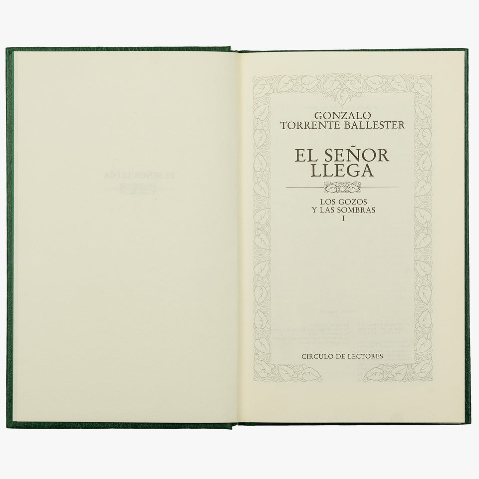 BALLESTER, Gonzalo Torrente (1910-1999). Los gozos y las sombras (Circulo de Lectores, Barcelona, 1982), 3 vols.