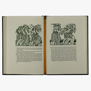 Aristophanes — The Birds · The Frogs (The Easton Press, 1979). Livro físico ilustrado. Encadernação de luxo - capa de couro com douração. Fita de leitura em cetim e cortes dourados.