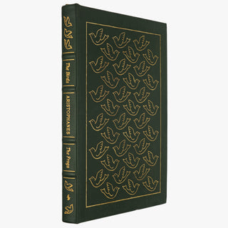 Aristophanes — The Birds · The Frogs (The Easton Press, 1979). Livro físico ilustrado. Encadernação de luxo - capa de couro com douração. Fita de leitura em cetim e cortes dourados.
