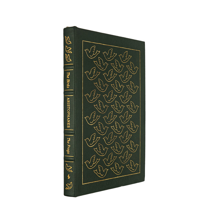 Aristophanes — The Birds · The Frogs (The Easton Press, 1979). Livro físico ilustrado. Encadernação de luxo - capa de couro com douração. Fita de leitura em cetim e cortes dourados.