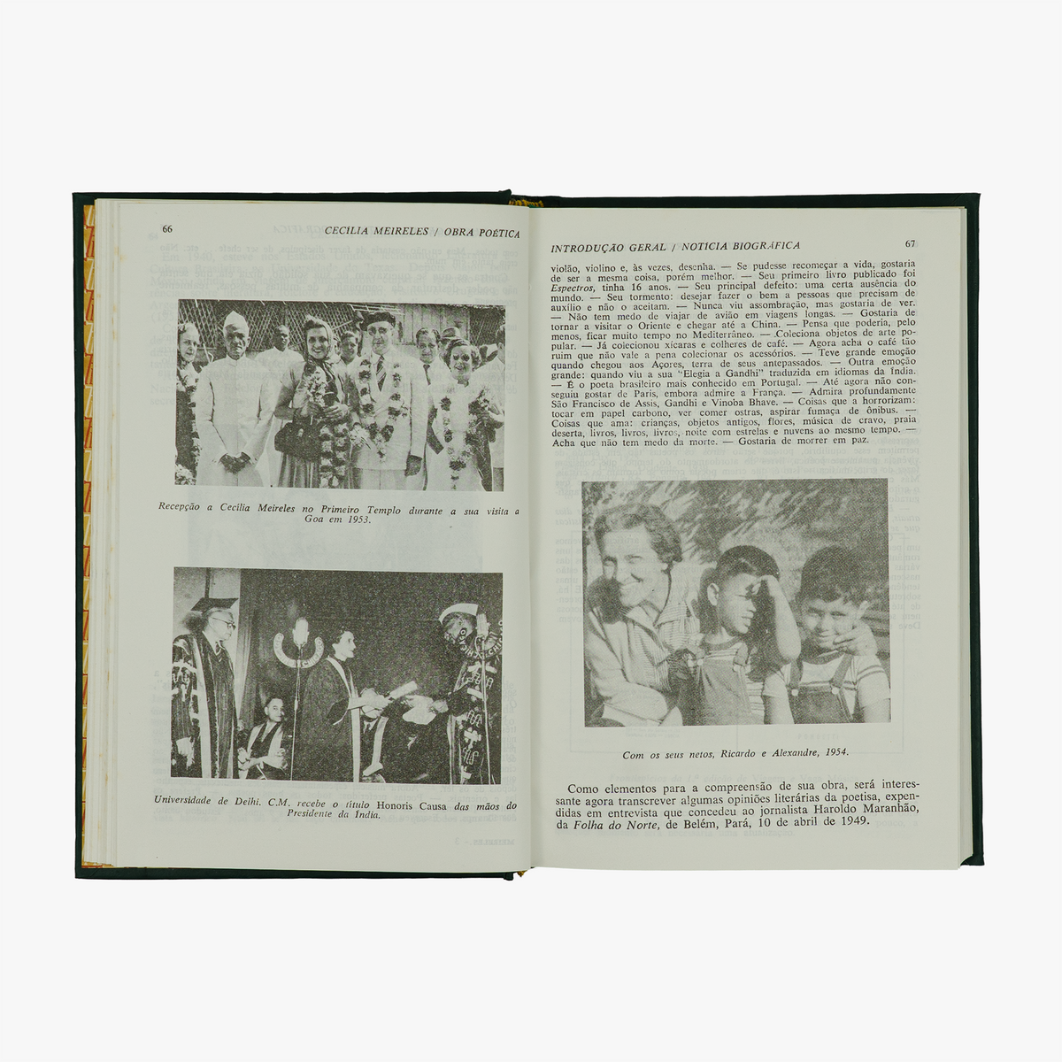 MEIRELES, Cecília (1901-1964). Obra poética (Editora Nova Aguilar, Rio de Janeiro, 1991).