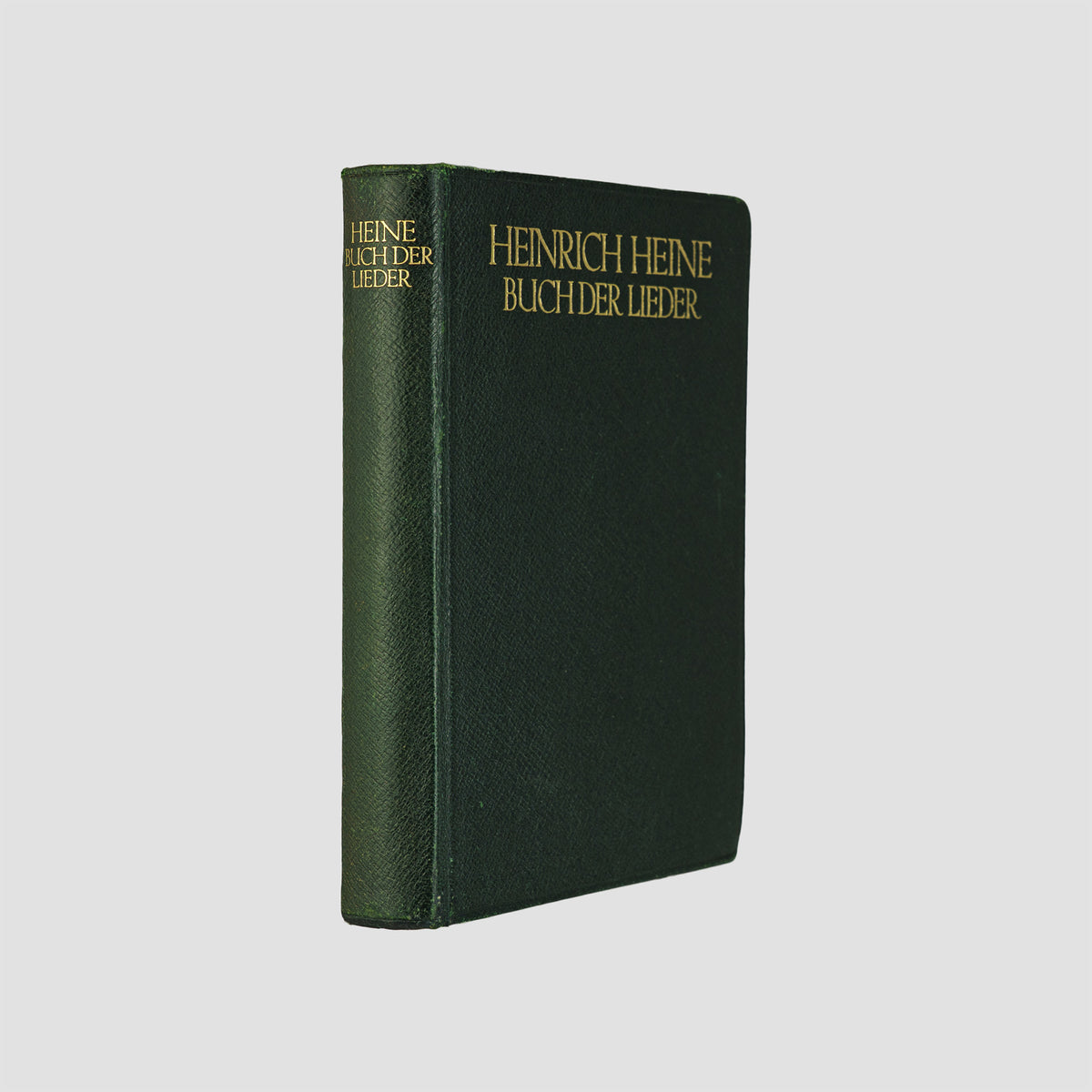 livro Buch der Lieder de Heinrich Heine edição circa 1900
