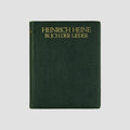 livro Buch der Lieder de Heinrich Heine edição circa 1900