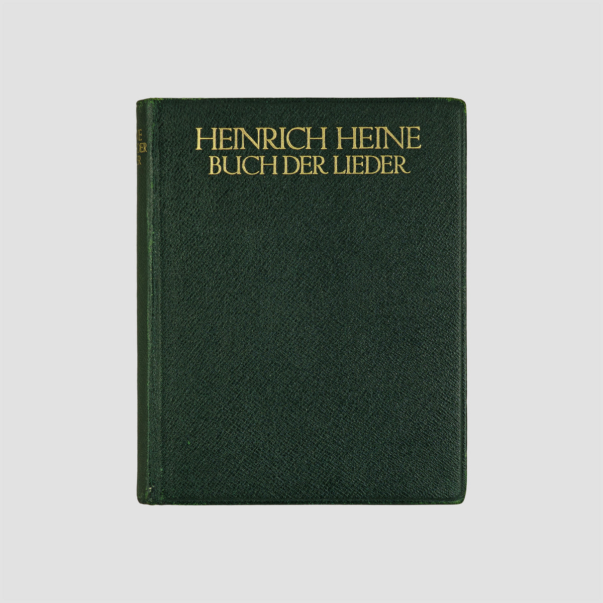 livro Buch der Lieder de Heinrich Heine edição circa 1900