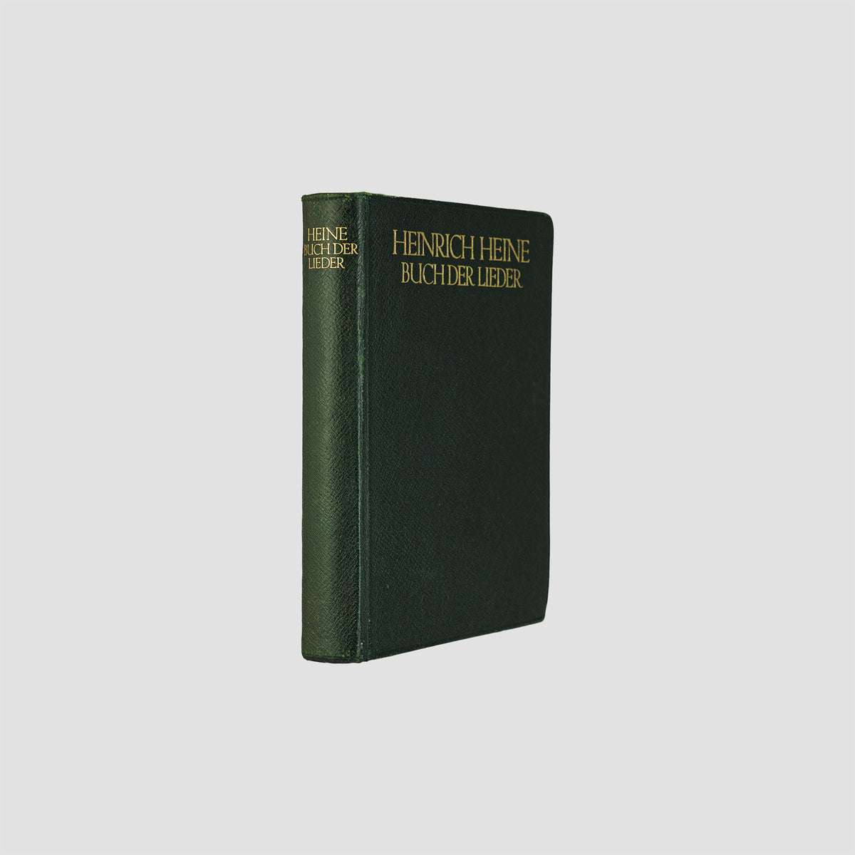 livro Buch der Lieder de Heinrich Heine edição circa 1900