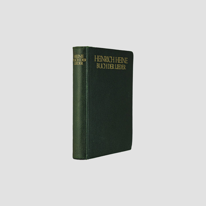 livro Buch der Lieder de Heinrich Heine edição circa 1900