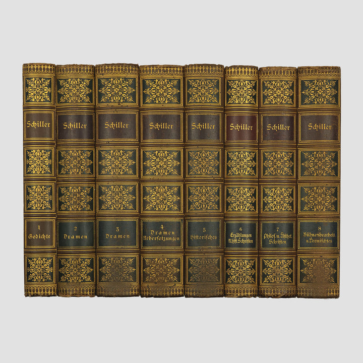 SCHILLER, Friedrich (1759-1805). Schillers Werke (Bibliographische Institut, Leipzig, 1885), 8 vols.