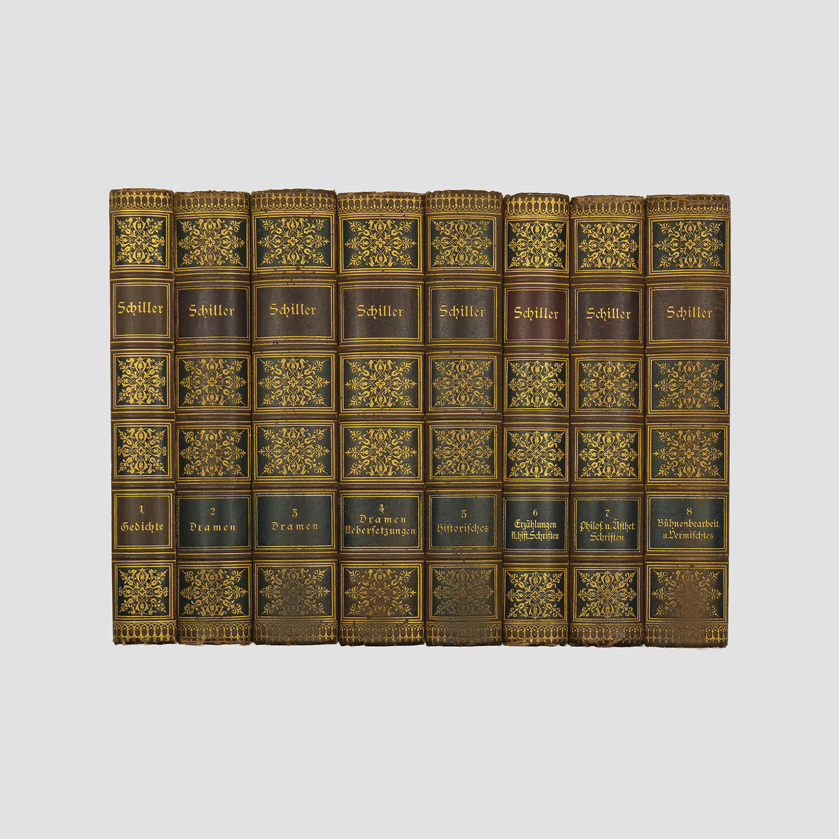 SCHILLER, Friedrich (1759-1805). Schillers Werke (Bibliographische Institut, Leipzig, 1885), 8 vols.