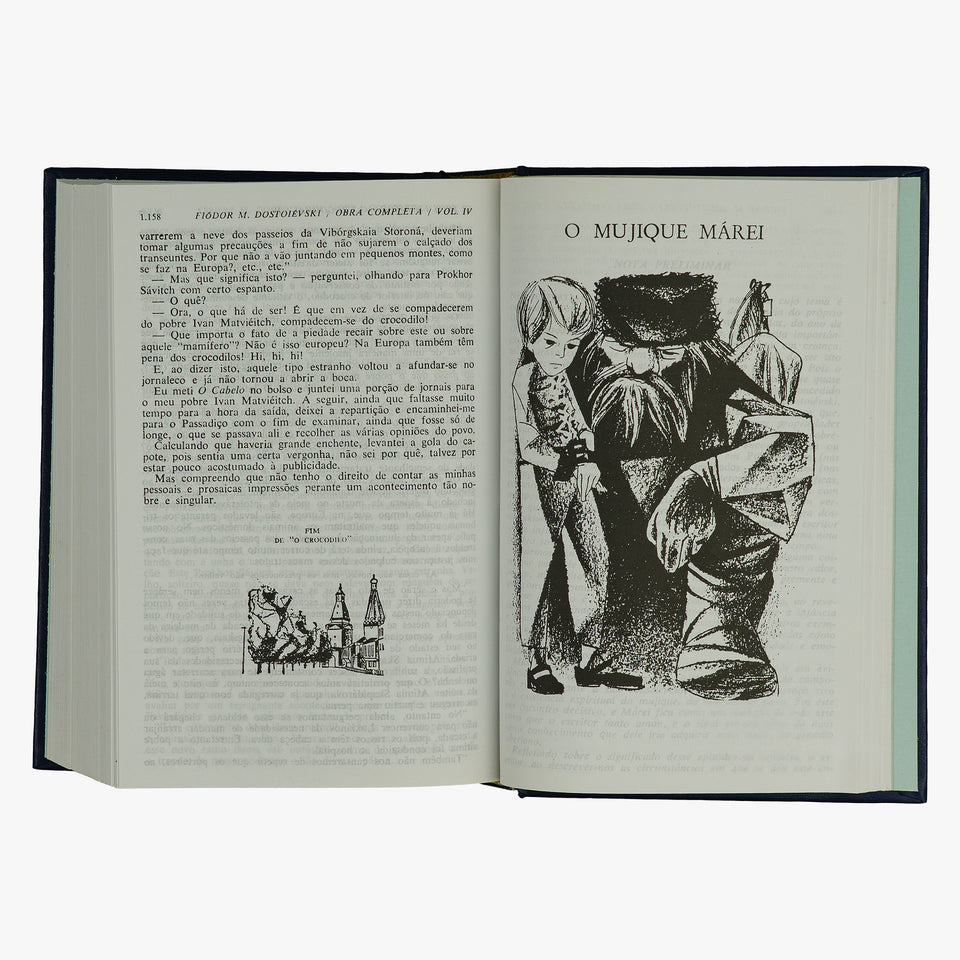 DOSTOIÉVSKI, Fiodor (1821-1881). Obra completa (Editora Nova Aguilar, Rio de Janeiro, 2004), 4 vols.