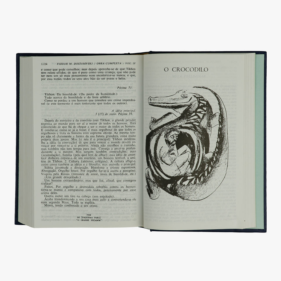 DOSTOIÉVSKI, Fiodor (1821-1881). Obra completa (Editora Nova Aguilar, Rio de Janeiro, 2004), 4 vols.