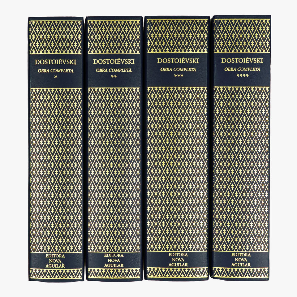 Fiodor DOSTOIÉVSKI (1821-1881). Obra completa (Editora Nova Aguilar, Rio de Janeiro, 2004), 4 vols.