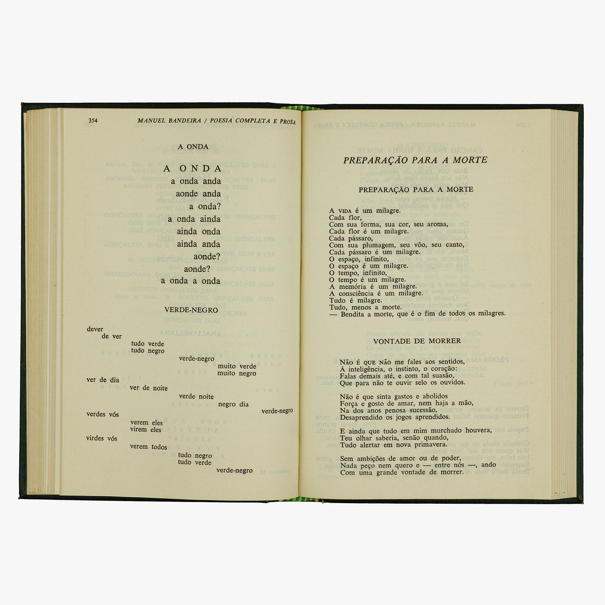 Manuel BANDEIRA (1886–1968). Poesia completa e prosa (Editora Nova Aguilar S.A., Rio de Janeiro, 1977).