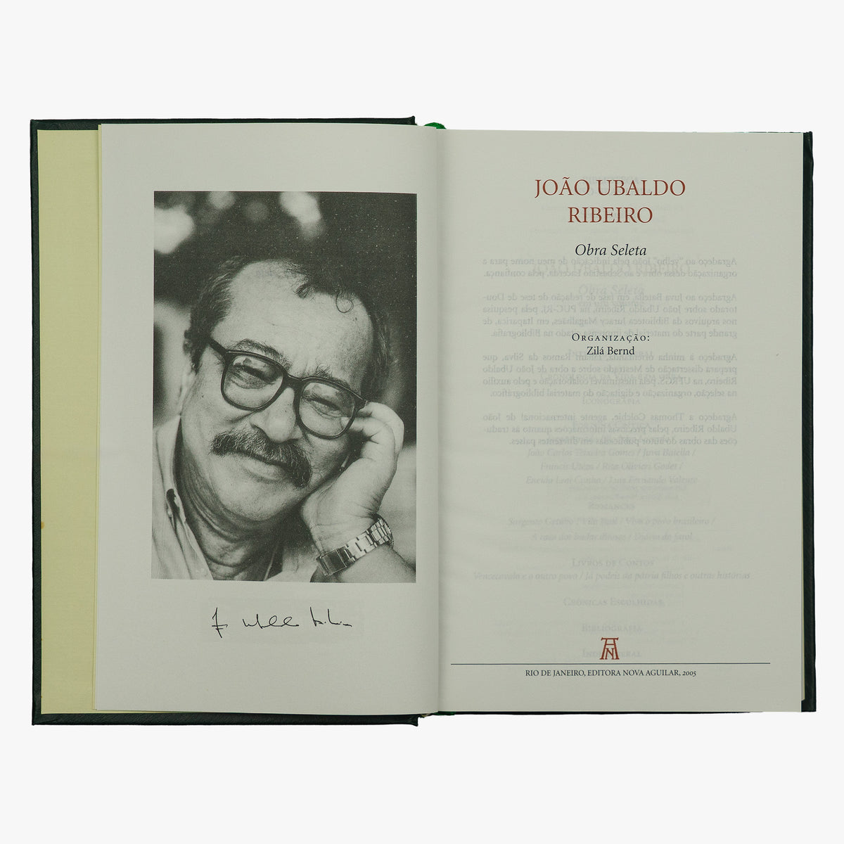 João Ubaldo RIBEIRO (1941–2014). Obra Seleta (Nova Aguilar, Rio de Janeiro, 2005). Primeira edição.