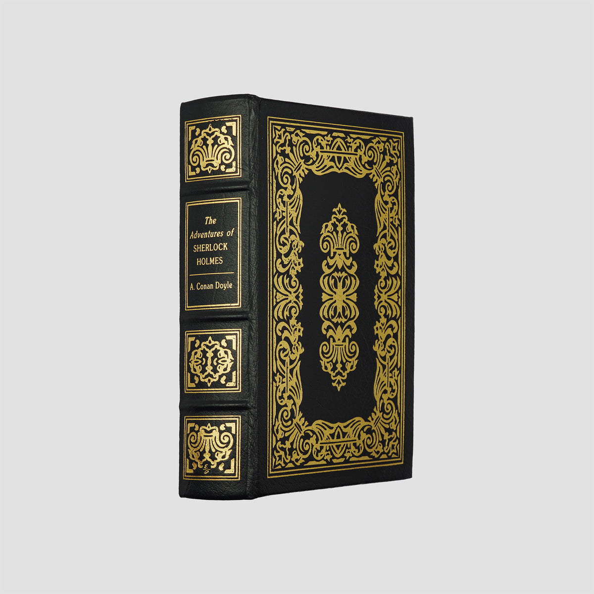 livro The Adventures of Sherlock Holmes de Arthur Conan Doyle edição Easton Press 1995 encadernação de luxo
