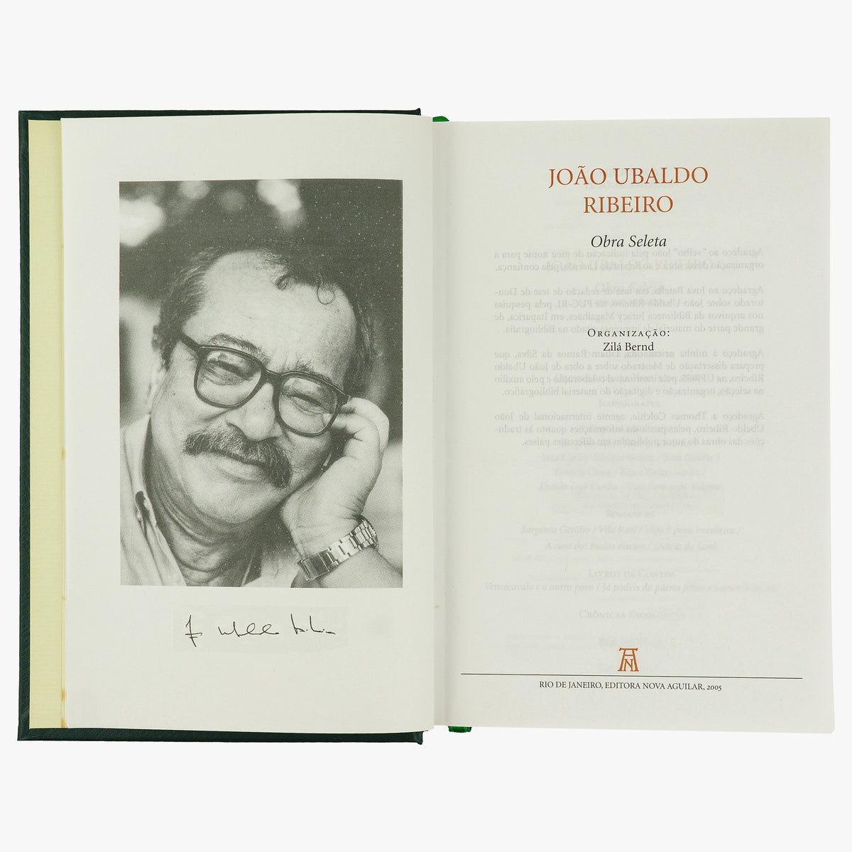 João Ubaldo RIBEIRO (1941–2014). Obra Seleta (Nova Aguilar, Rio de Janeiro, 2005). Acompanha sobrecapa e box.