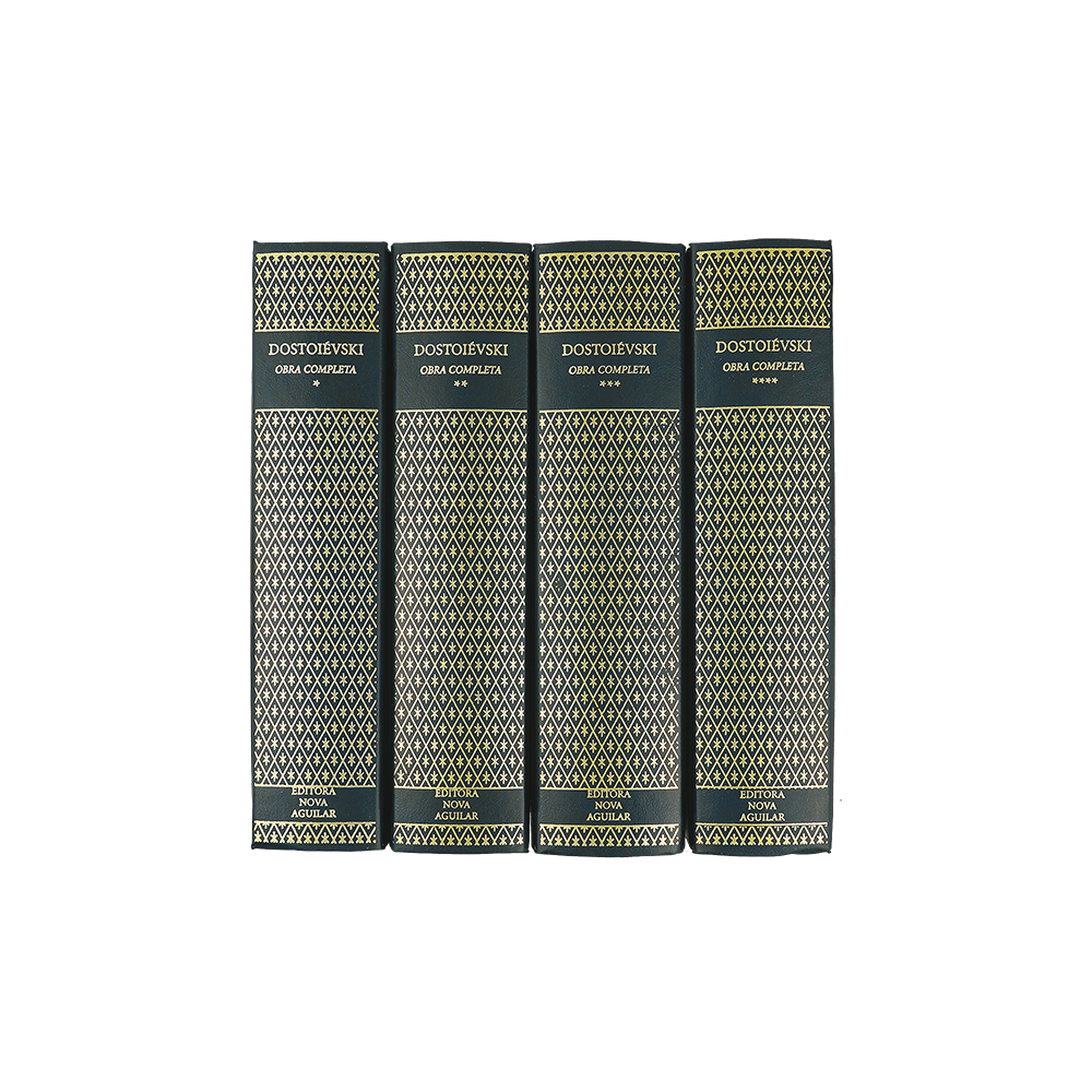 DOSTOIÉVSKI, Fiodor (1821-1881). Obra completa (Editora Nova Aguilar, Rio de Janeiro, 2008), 4 vols.