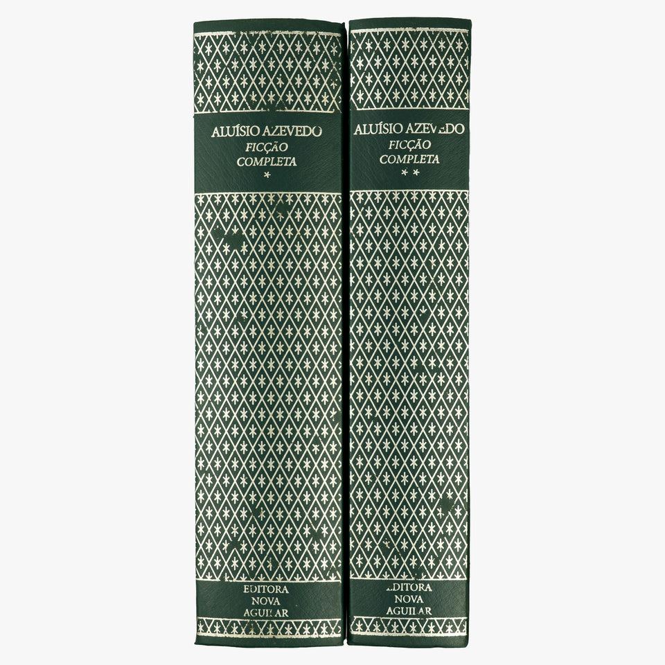 AZEVEDO, Aluísio (1857-1913). Ficção completa (Editora Nova Aguilar, Rio de Janeiro, 2005), 2 vols.