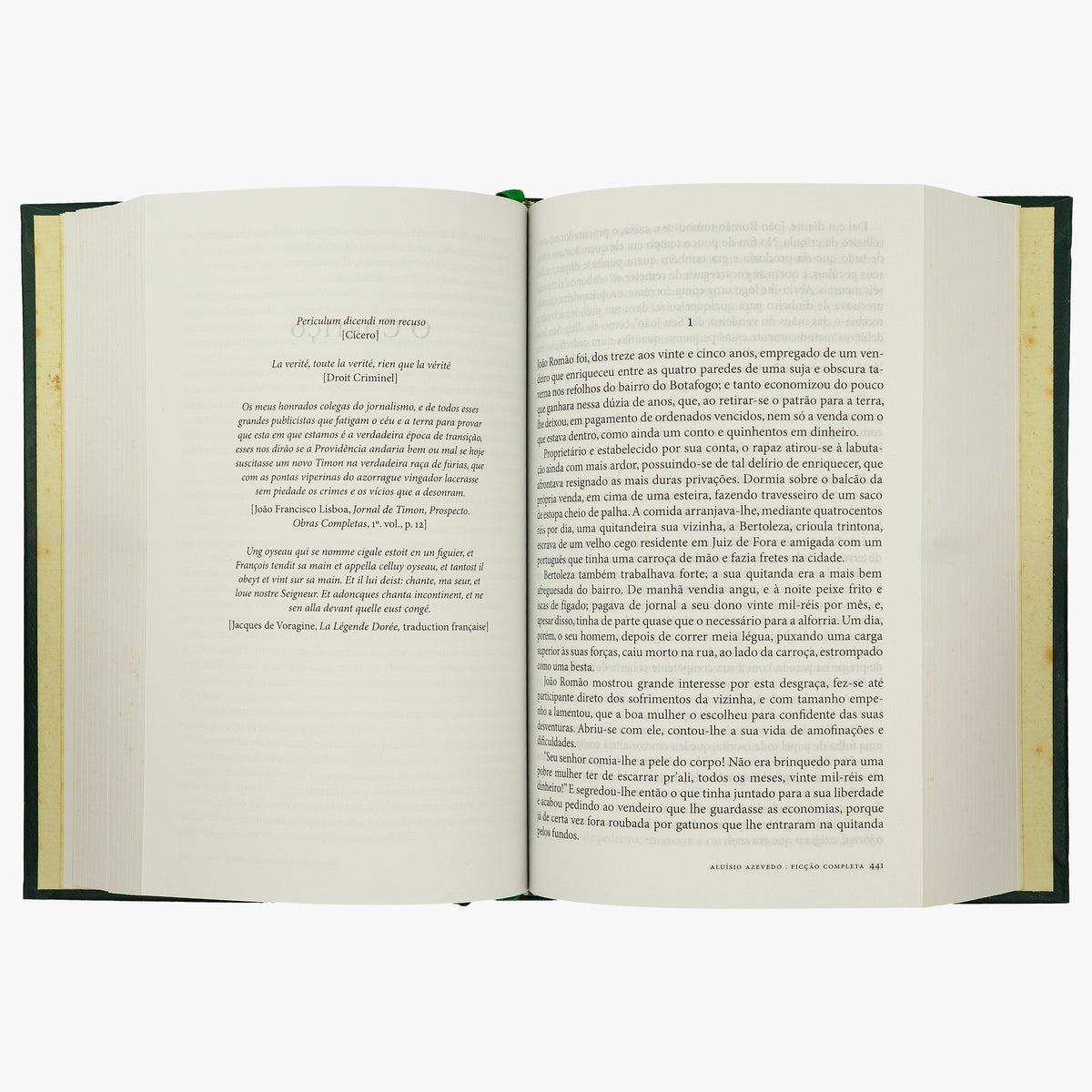 AZEVEDO, Aluísio (1857-1913). Ficção completa (Editora Nova Aguilar, Rio de Janeiro, 2005), 2 vols.