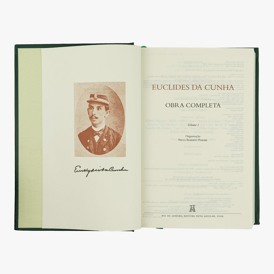 CUNHA, Euclides da (1866–1909). Obra Completa (Editora Nova Aguilar, Rio de Janeiro, 2009), 2 vols.