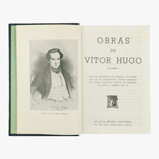 HUGO, Vítor (1802–1885). Obras (Lello & Irmão — Editores, Porto, 1969), 2 vols.