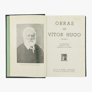HUGO, Vítor (1802–1885). Obras (Lello & Irmão — Editores, Porto, 1969), 2 vols.