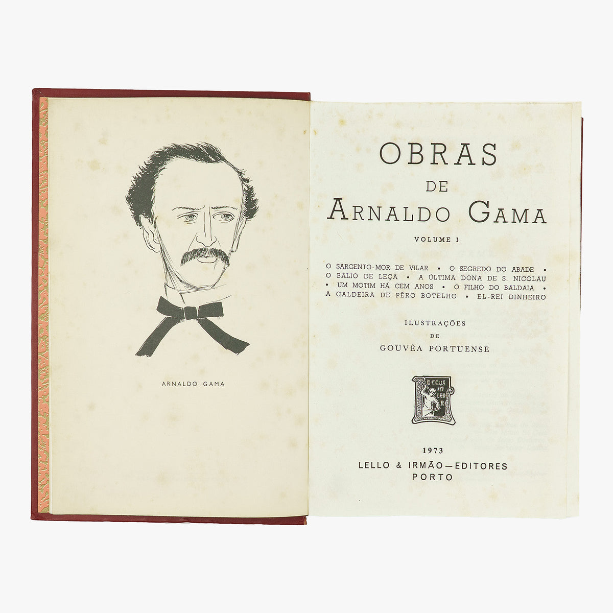 GAMA, Arnaldo (1828–1869). Obras (Lello & Irmão, Porto, 1973), 2 vols.