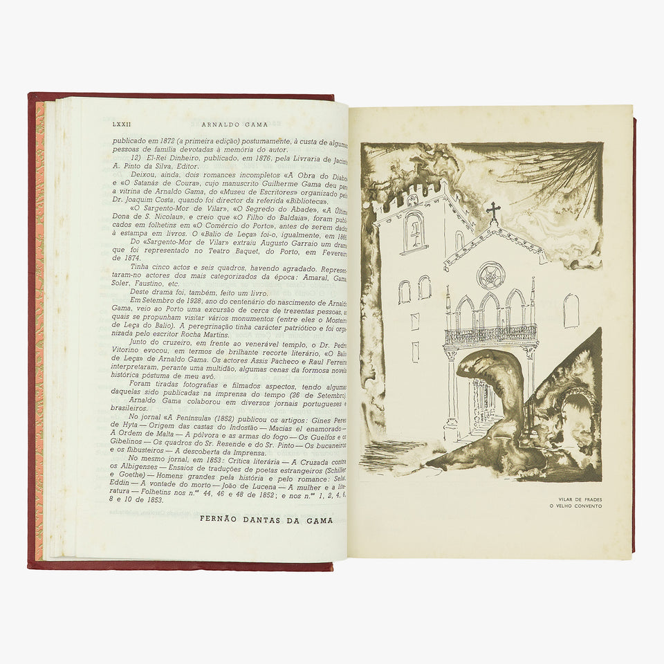 GAMA, Arnaldo (1828–1869). Obras (Lello & Irmão, Porto, 1973), 2 vols.