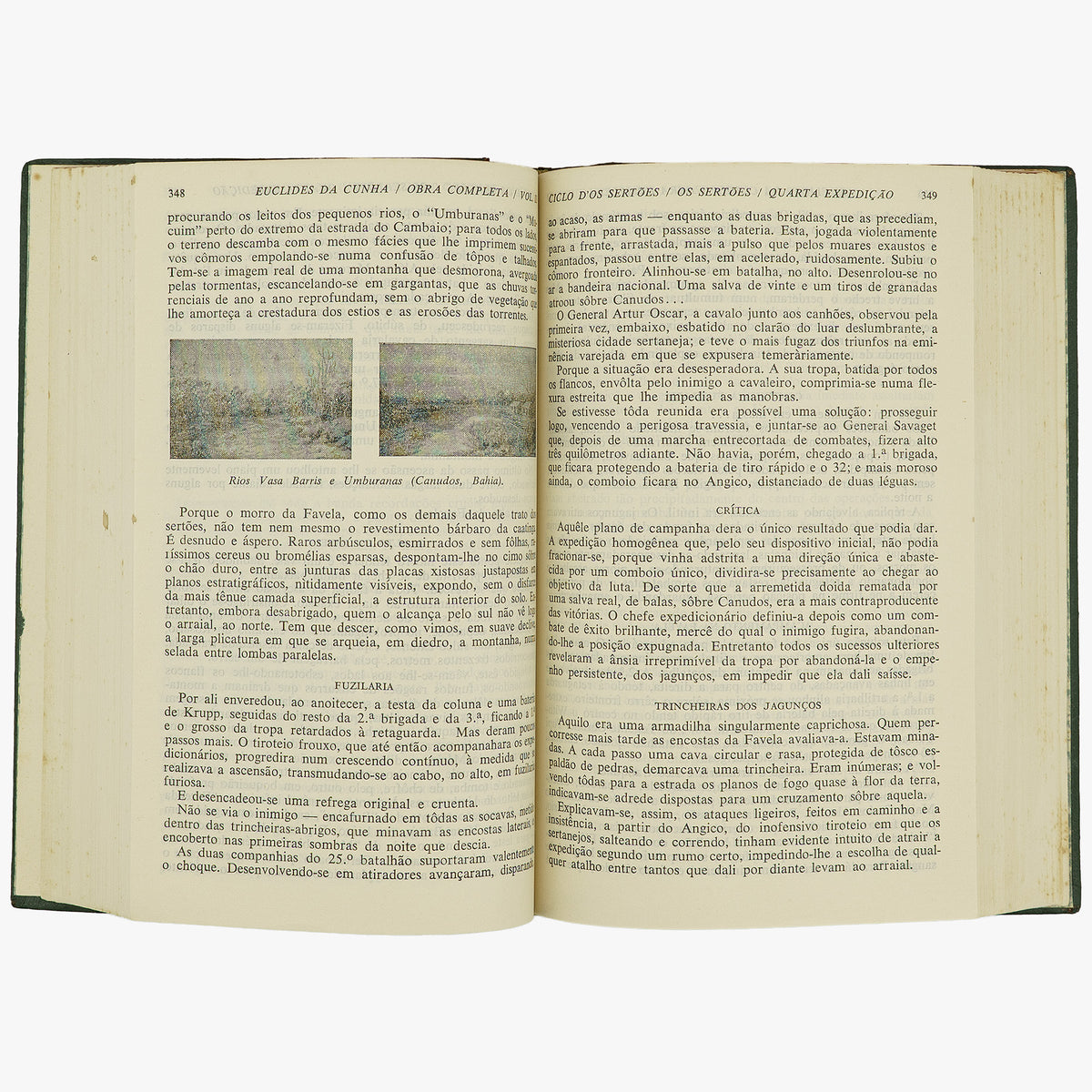 CUNHA, Euclides da (1866–1909). Obra Completa (Companhia José Aguilar Editora, Rio de Janeiro, 1966), 2 vols.