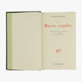 RIMBAUD, Arthur (1854–1891). Oeuvres complètes (Éditions Gallimard, Paris, 1976).