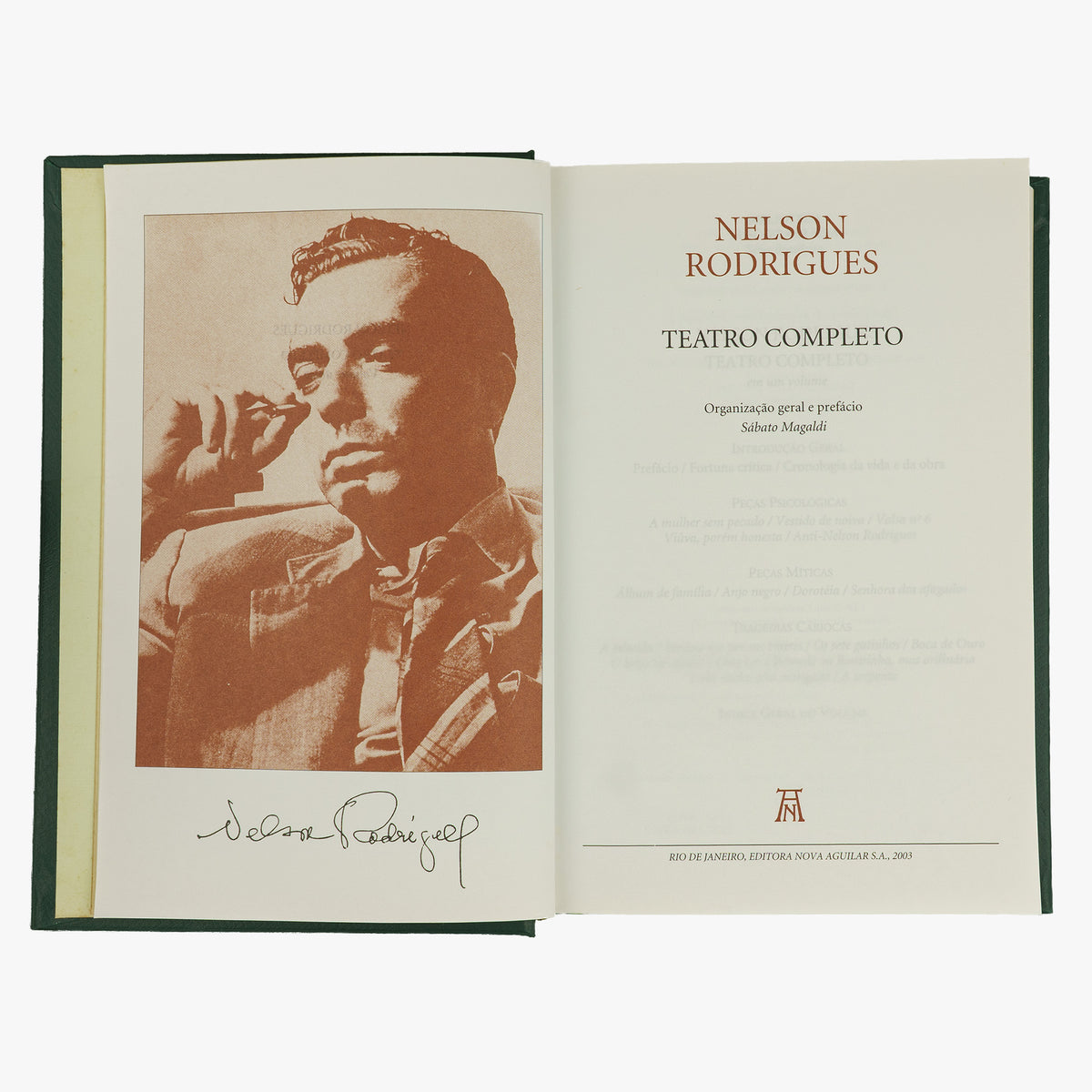 RODRIGUES, Nelson (1912–1980). Teatro Completo (Editora Nova Aguilar, Rio de Janeiro, 2003).