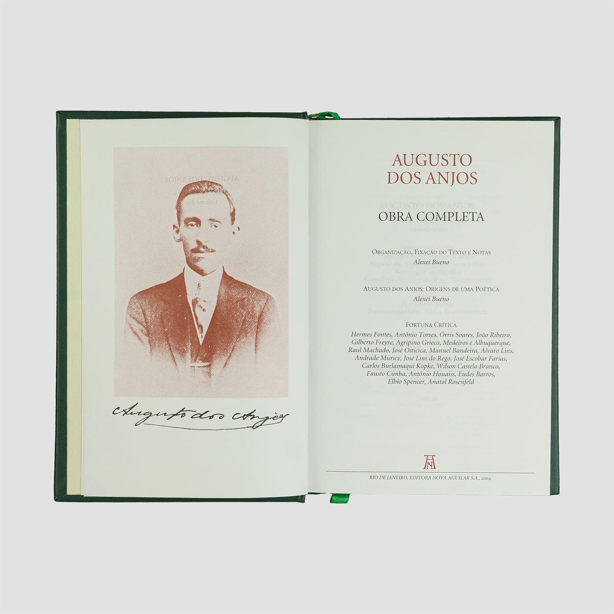 obra completa de Augusto dos Anjos edição Nova Aguilar 2004